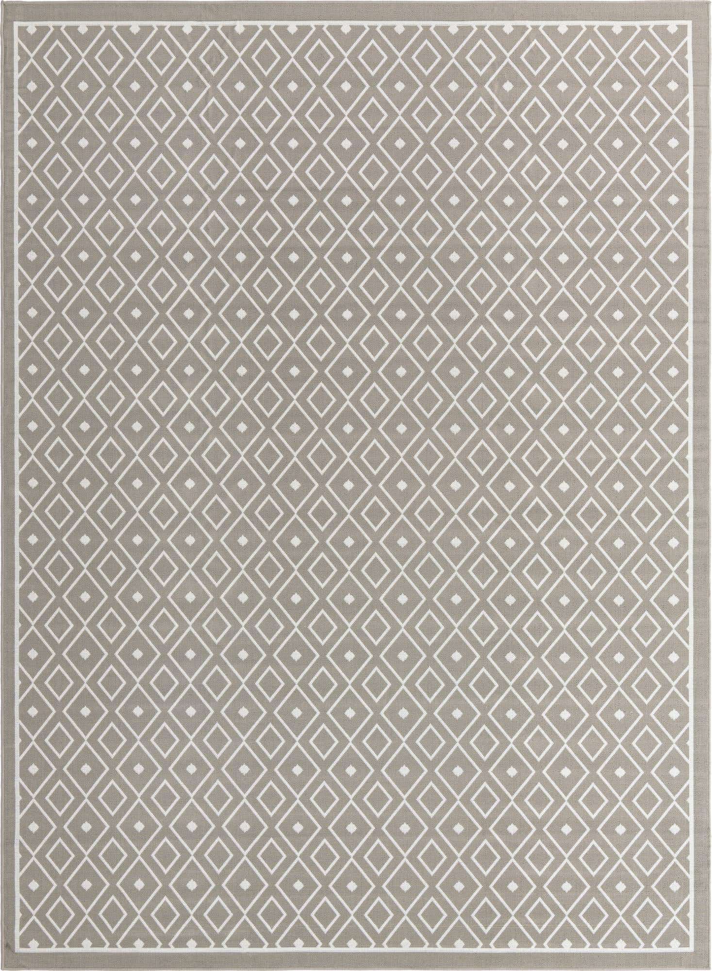 9' x 12' Easy-Clean Trellis Indoor / Outdoor Rug