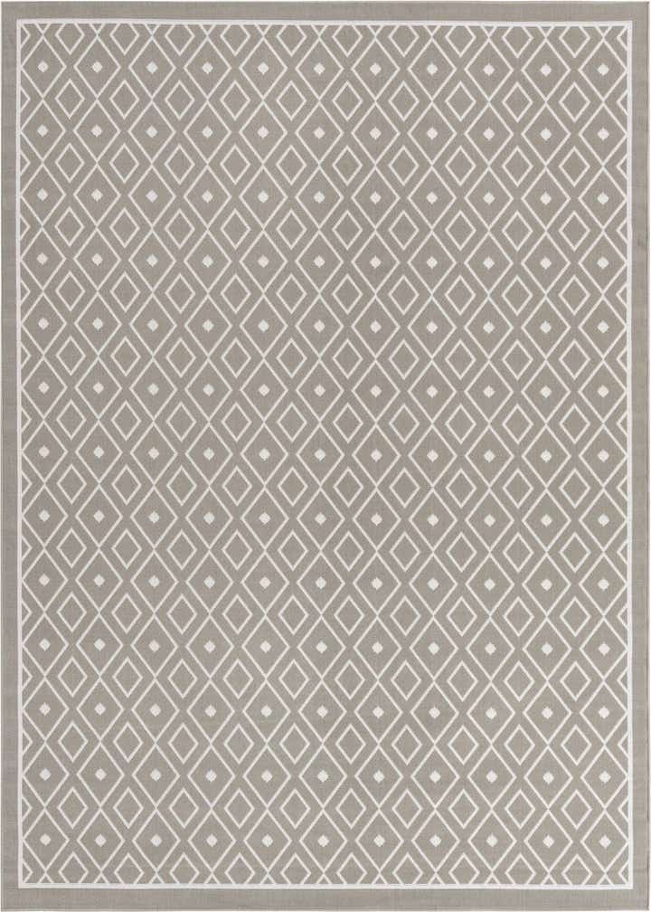 7' 10 x 10' Easy-Clean Trellis Indoor / Outdoor Rug