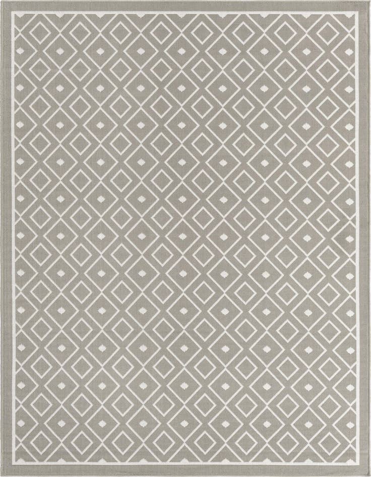 Detail image of 6' x 9' Easy-Clean Trellis Indoor / Outdoor Rug