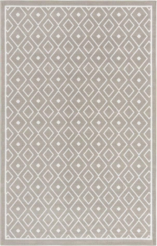 Detail image of 5' 3 x 8' Easy-Clean Trellis Indoor / Outdoor Rug