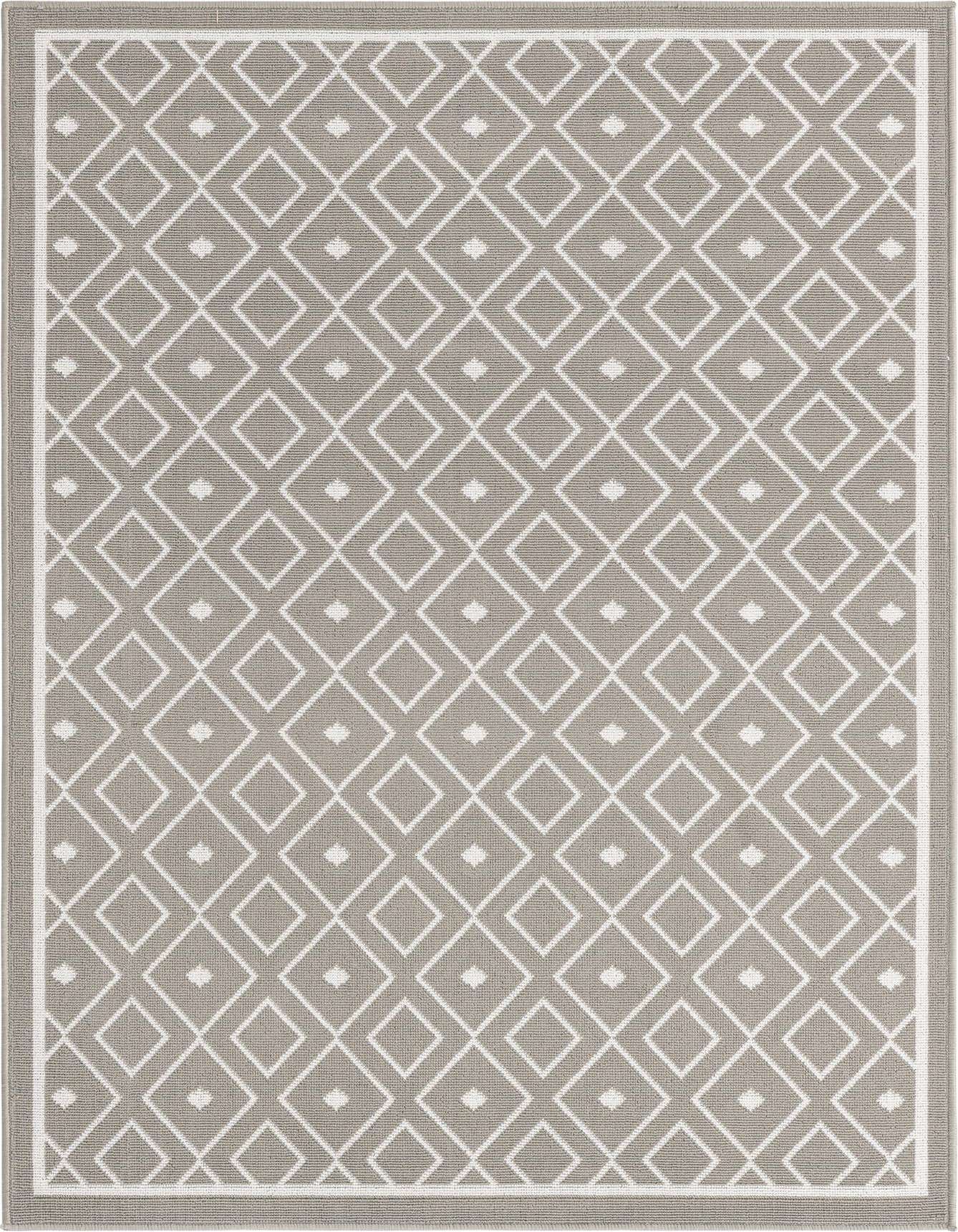 4' x 6' Easy-Clean Trellis Indoor / Outdoor Rug