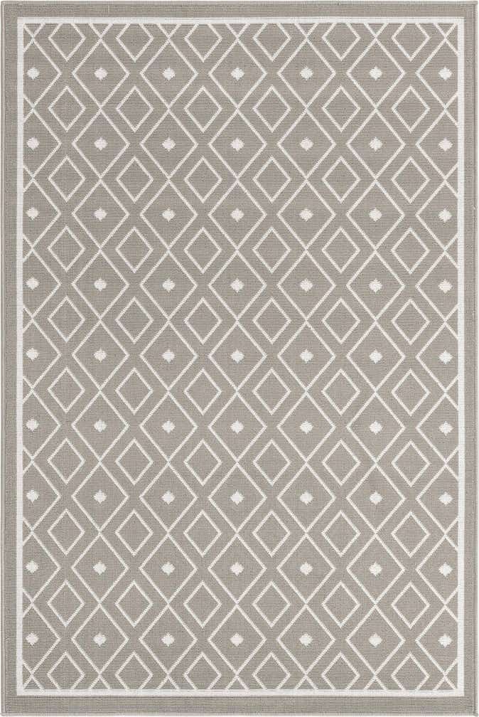 4' x 6' Easy-Clean Trellis Indoor / Outdoor Rug