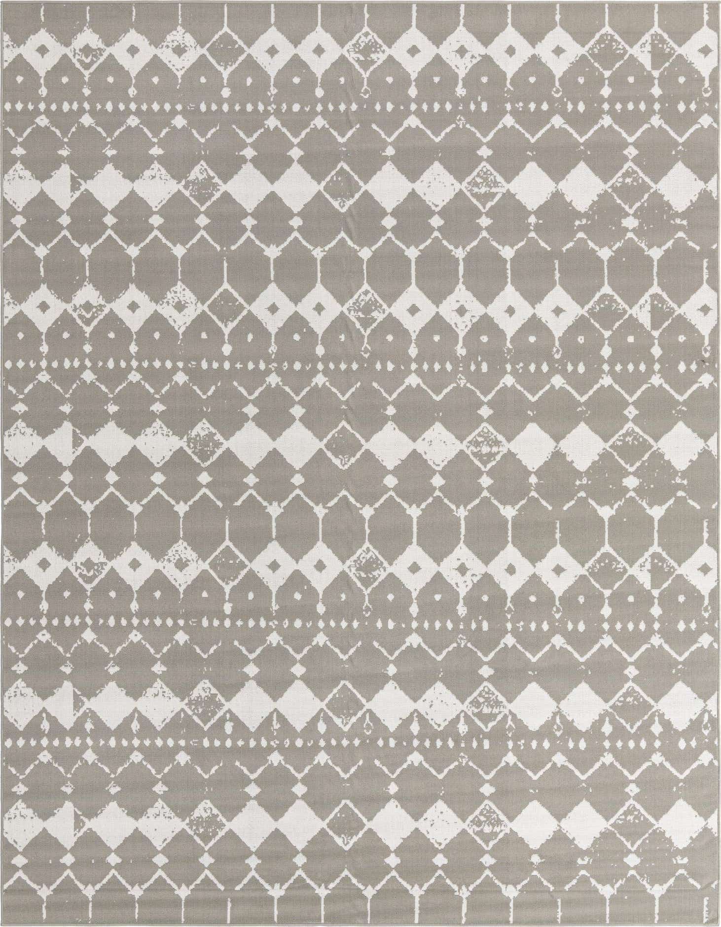 9' x 12' Easy-Clean Trellis Indoor / Outdoor Rug