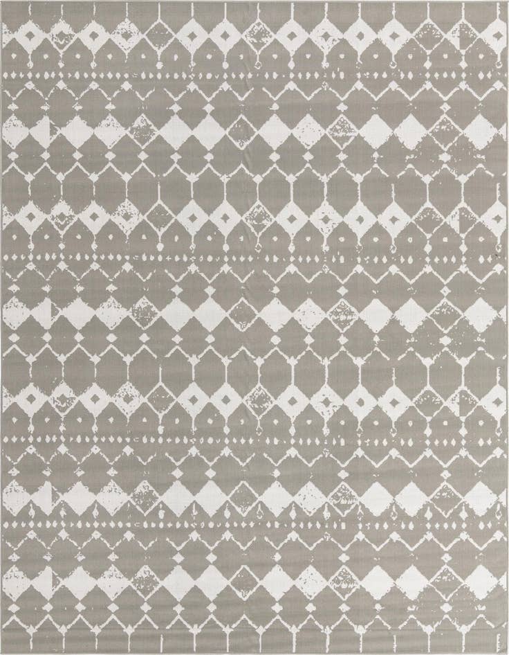 Detail image of 9' x 12' Easy-Clean Trellis Indoor / Outdoor Rug