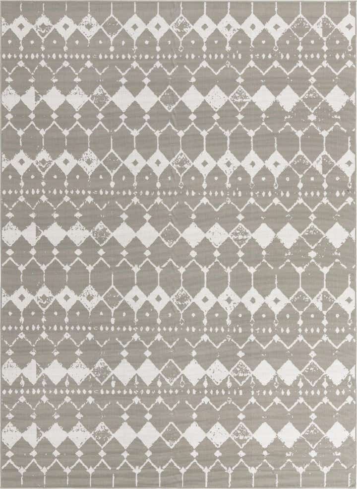 9' x 12' Easy-Clean Trellis Indoor / Outdoor Rug