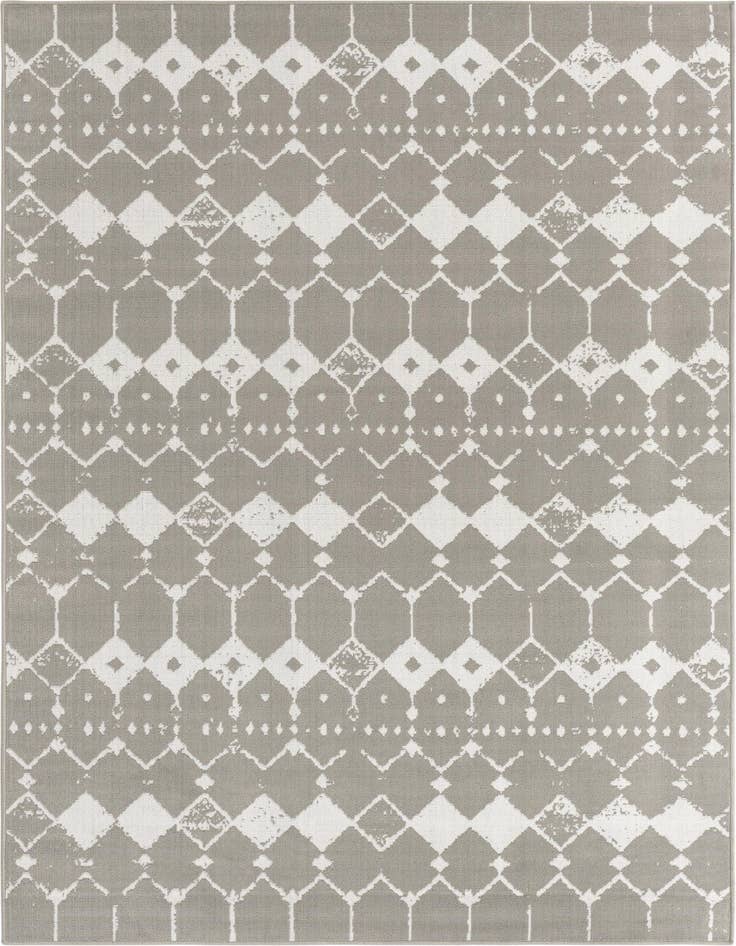 Detail image of 6' x 9' Easy-Clean Trellis Indoor / Outdoor Rug
