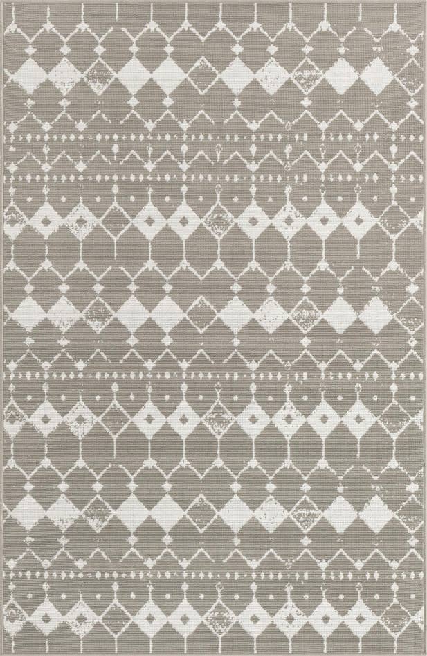 Detail image of 5' 3 x 8' Easy-Clean Trellis Indoor / Outdoor Rug