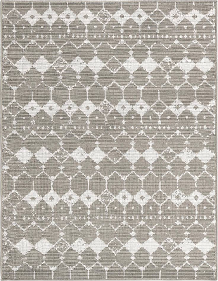 Detail image of 4' x 6' Easy-Clean Trellis Indoor / Outdoor Rug