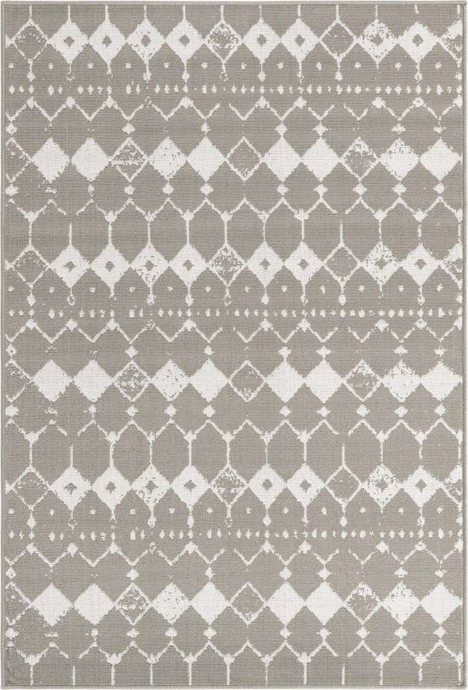 4' x 6' Easy-Clean Trellis Indoor / Outdoor Rug