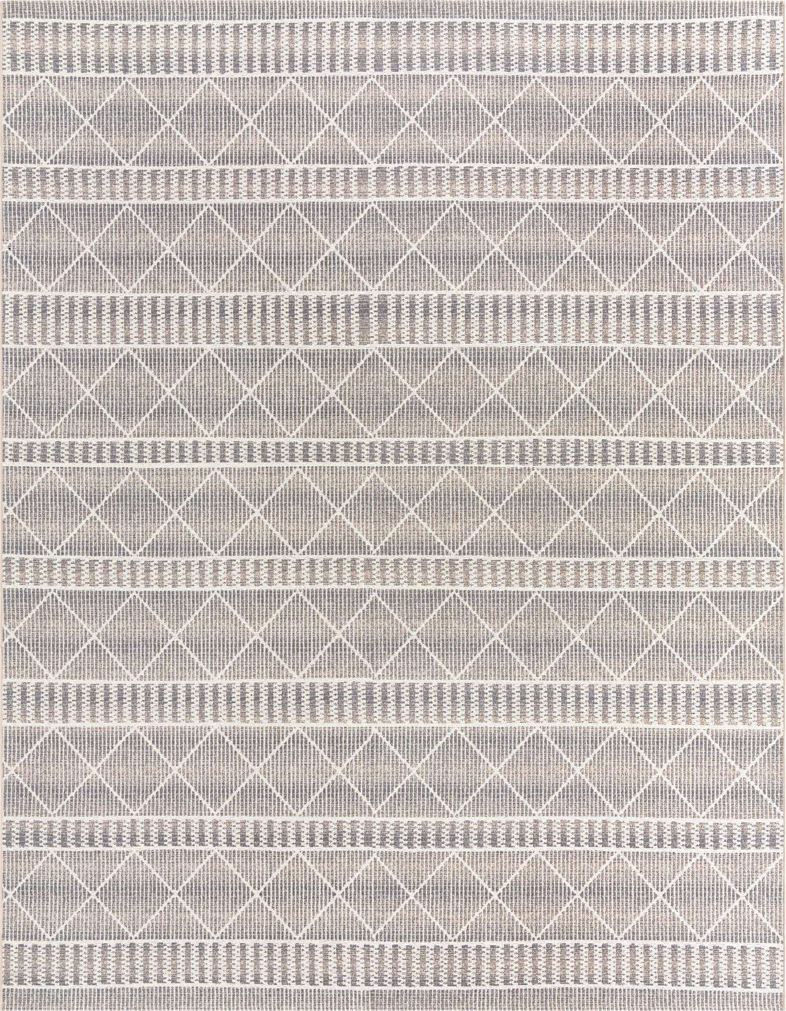 10' x 12' Easy-Clean Trellis Indoor / Outdoor Rug