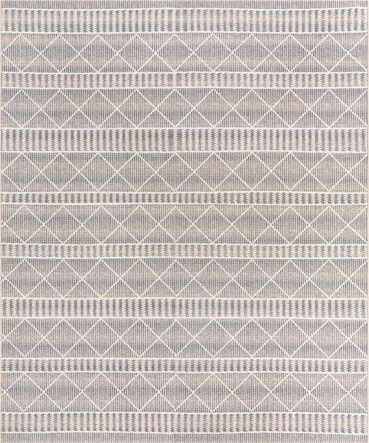 Detail image of 10' x 12' Easy-Clean Trellis Indoor / Outdoor Rug