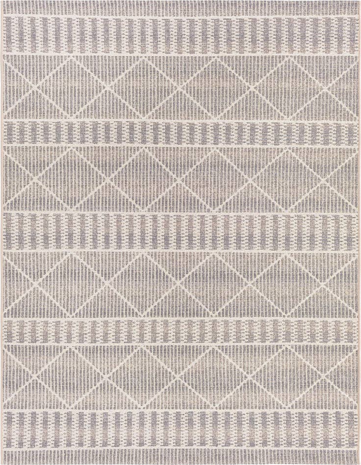 Detail image of 5' 3 x 8' Easy-Clean Trellis Indoor / Outdoor Rug