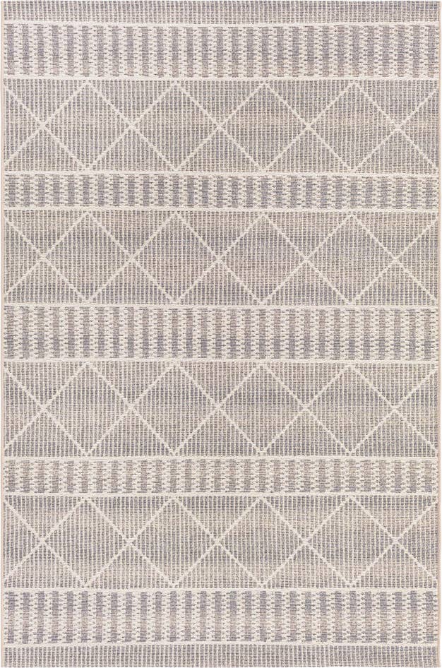 Detail image of 5' 3 x 8' Easy-Clean Trellis Indoor / Outdoor Rug