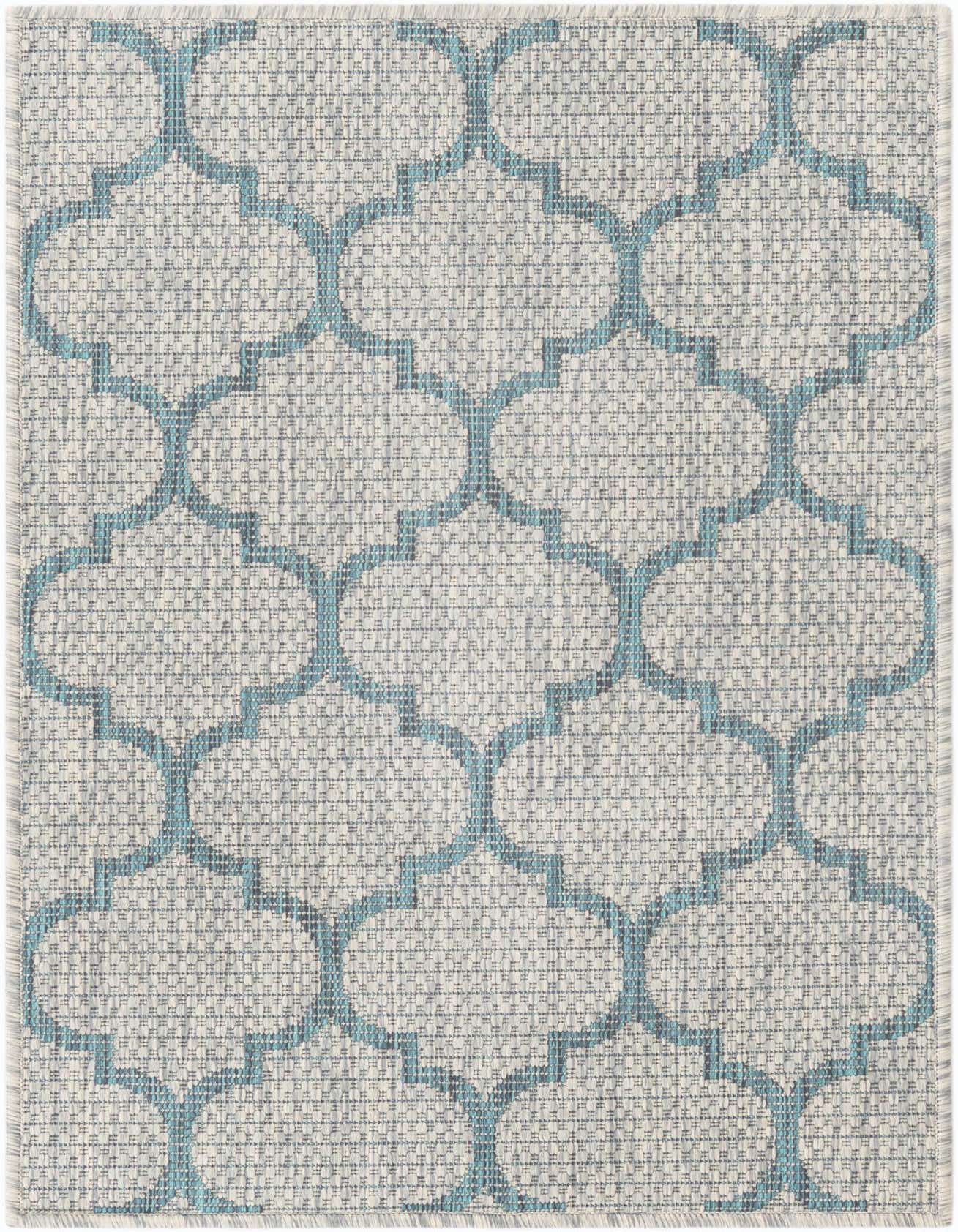 2' x 3' 1 Easy-Clean Trellis Indoor / Outdoor Rug