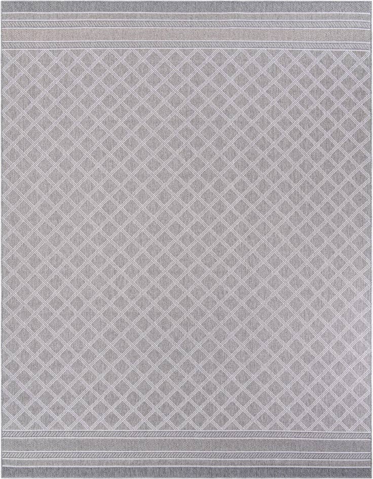 Detail image of 10' x 14' 1 Easy-Clean Trellis Indoor / Outdoor Rug