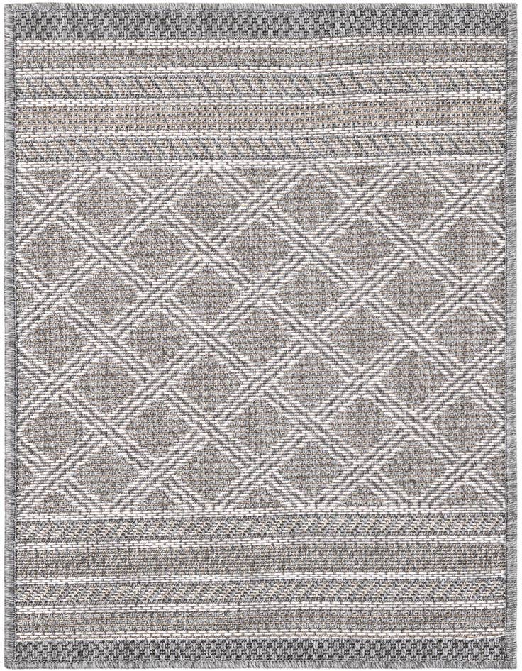 Detail image of 2' x 3' 1 Easy-Clean Trellis Indoor / Outdoor Rug