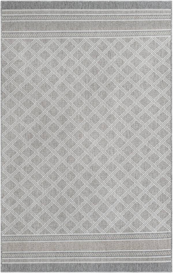 Detail image of 5' 1 x 8' Easy-Clean Trellis Indoor / Outdoor Rug