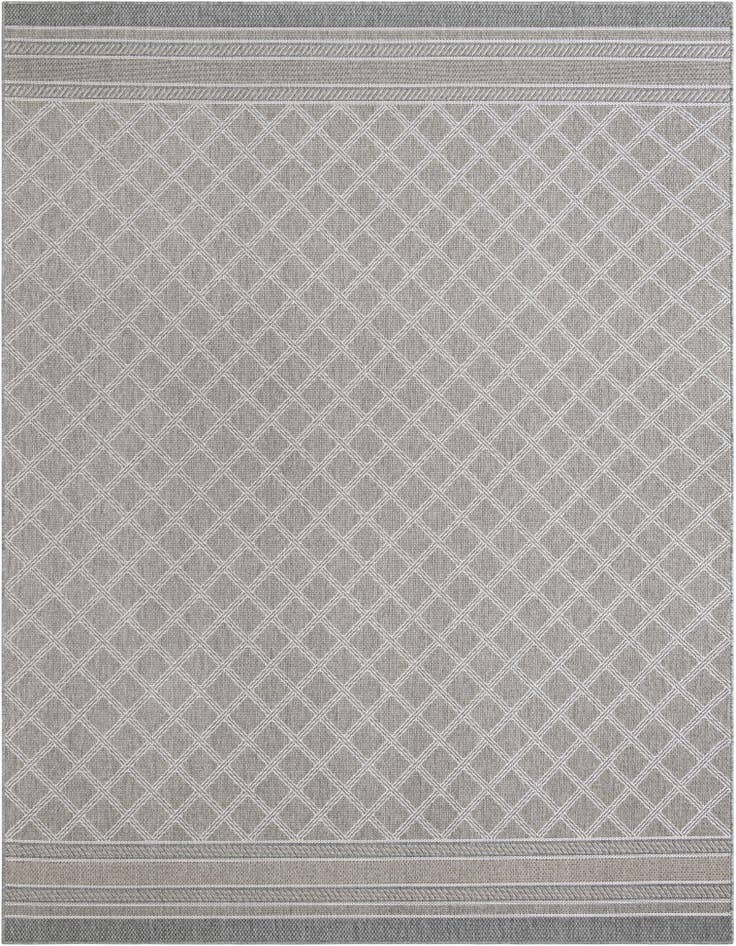 Detail image of 9' x 12' Easy-Clean Trellis Indoor / Outdoor Rug