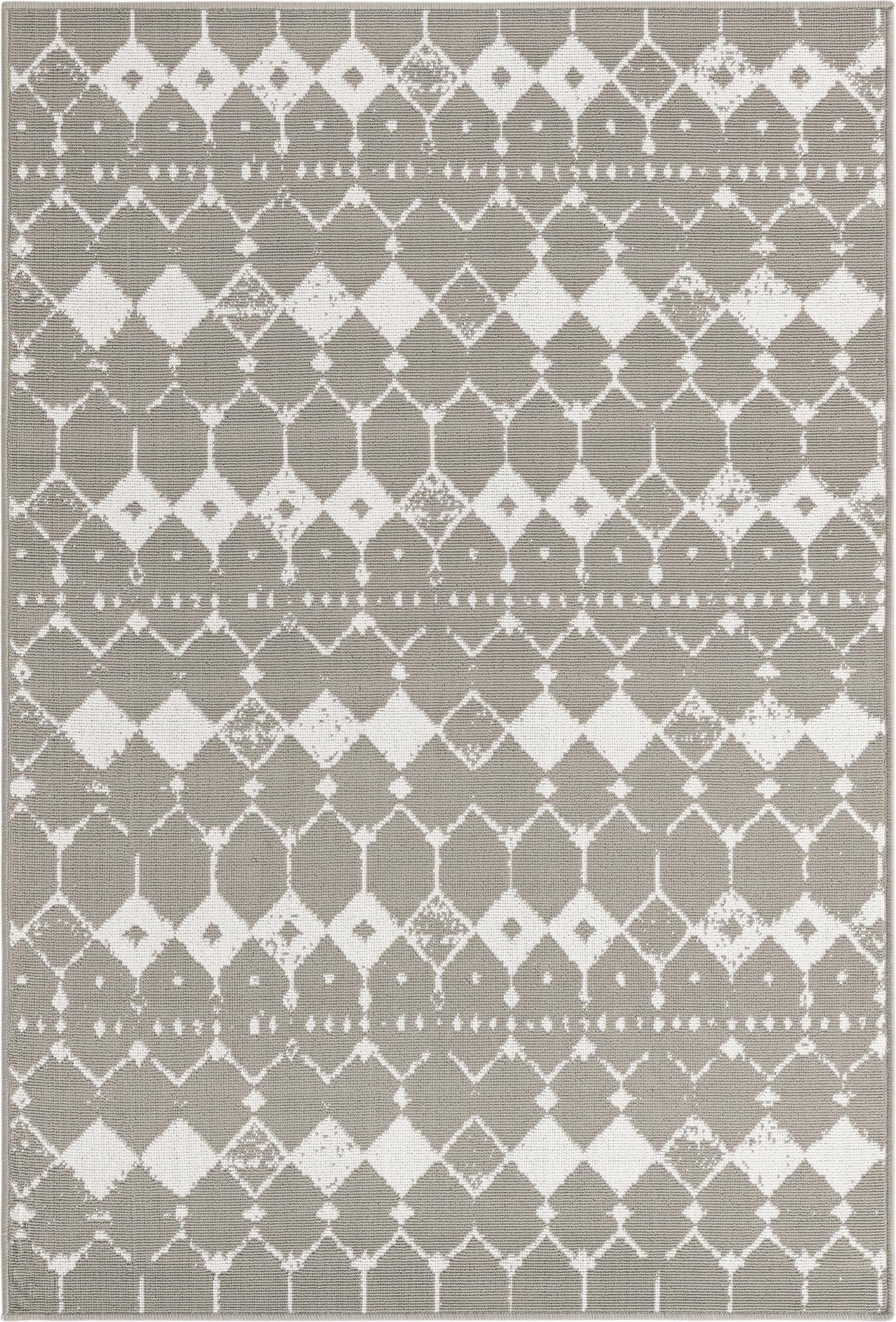 4' x 6'  Washable Trellis Indoor / Outdoor Rug