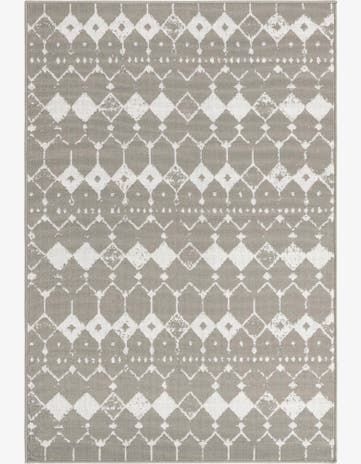 4' x 6' Easy-Clean Trellis Indoor / Outdoor Rug