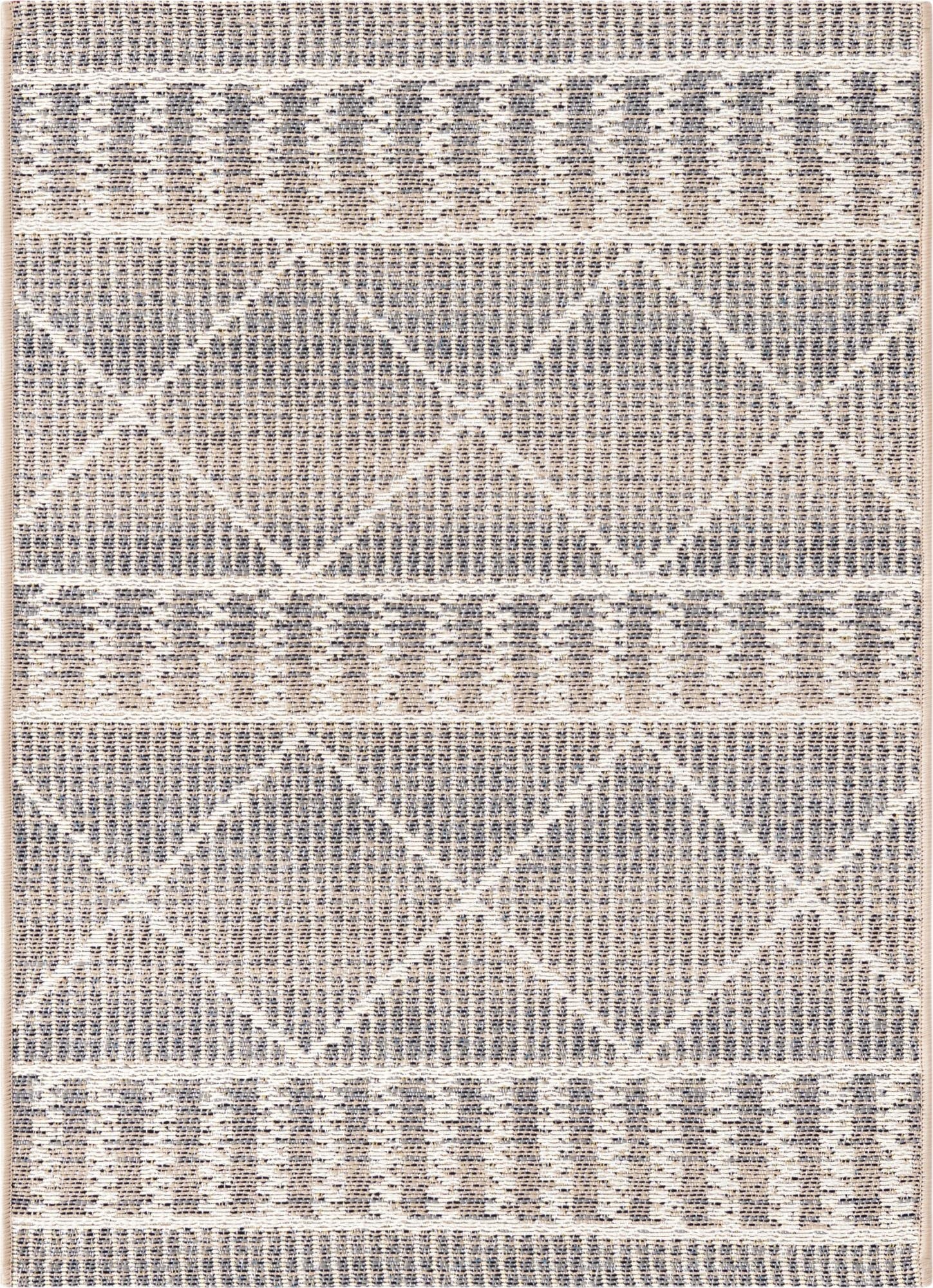2' x 3'  Washable Trellis Indoor / Outdoor Rug