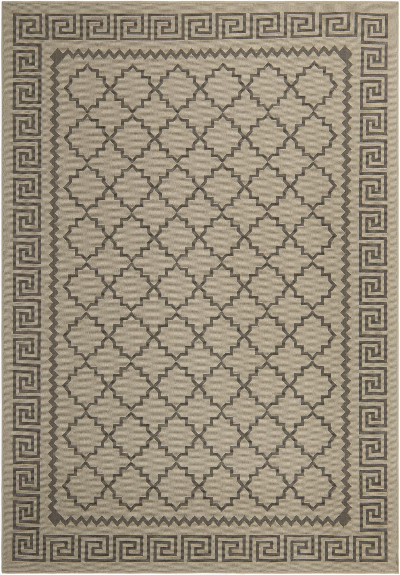 8' x 11' 4  Washable Trellis Indoor / Outdoor Rug