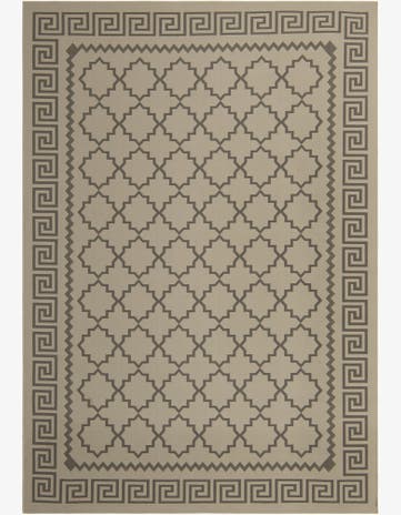 8' x 11' 4 Easy-Clean Trellis Indoor / Outdoor Rug