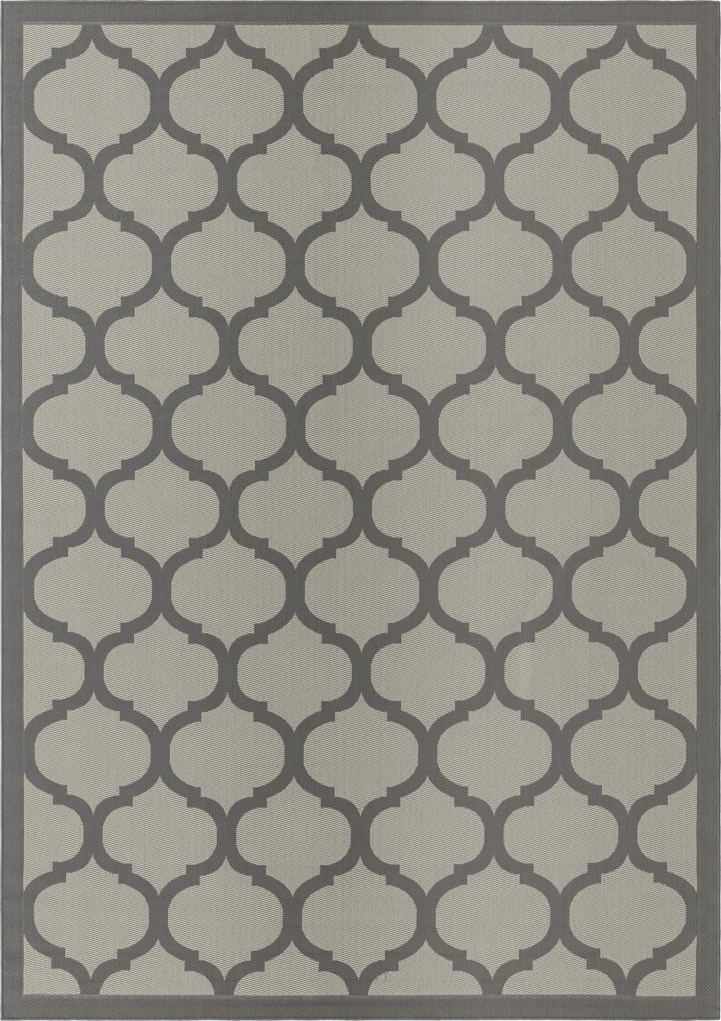 8' x 11' 4  Washable Trellis Indoor / Outdoor Rug