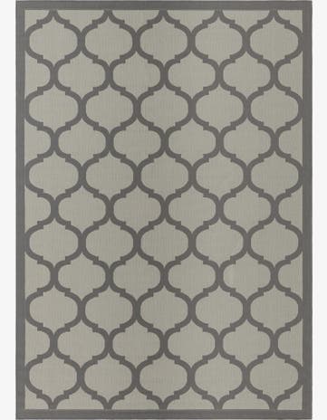 8' x 11' 4 Easy-Clean Trellis Indoor / Outdoor Rug