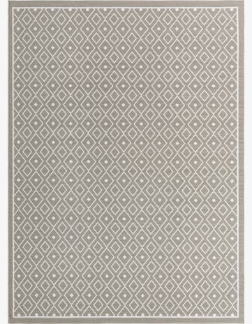 9' x 12' Easy-Clean Trellis Indoor / Outdoor Rug