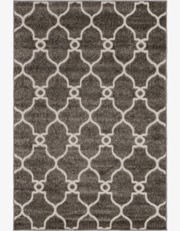 4' x 6' Easy-Clean Trellis Indoor / Outdoor Rug