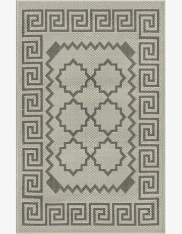 2' 2 x 3' Easy-Clean Trellis Indoor / Outdoor Rug