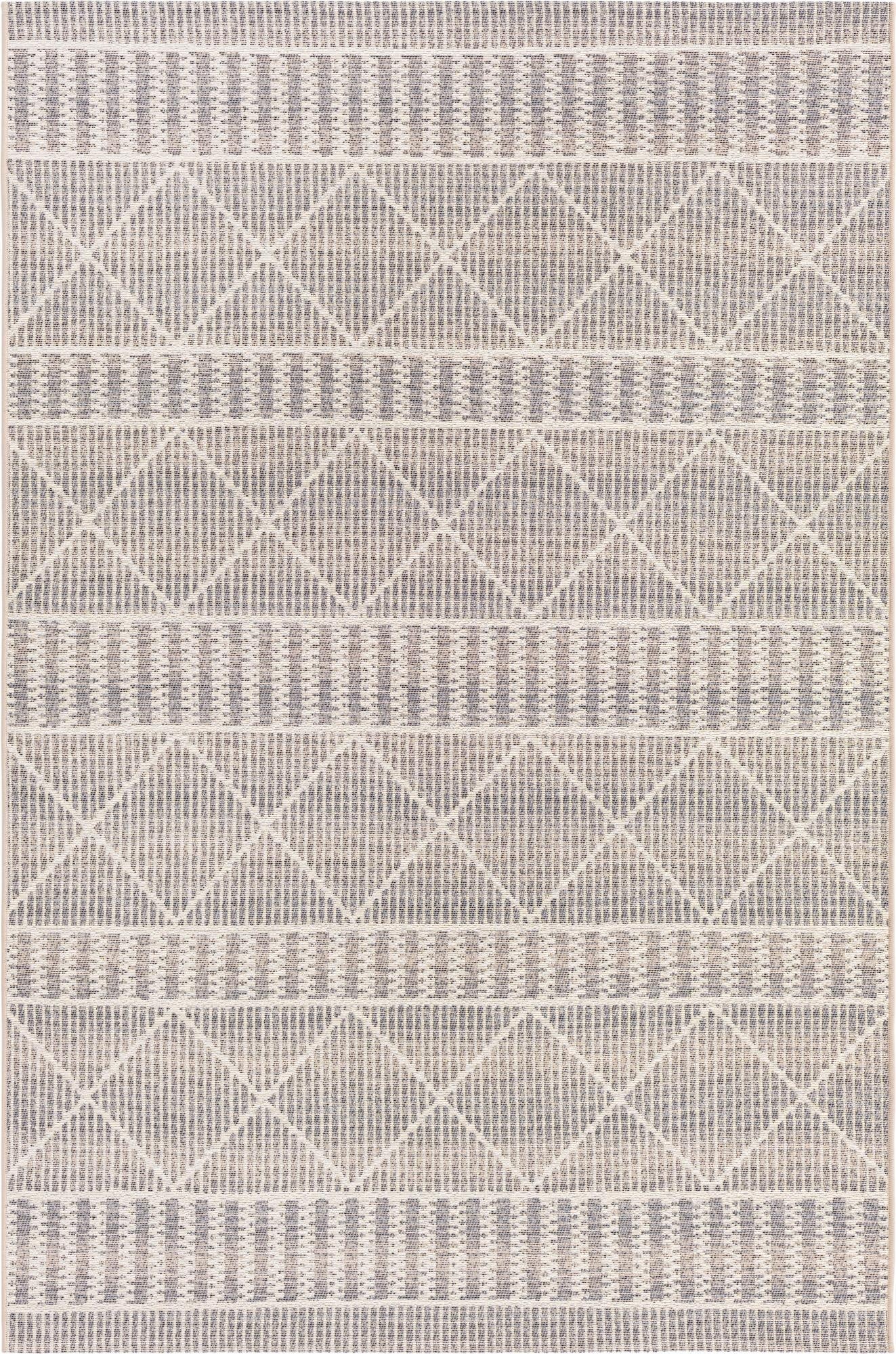 5' 3 x 8'  Washable Trellis Indoor / Outdoor Rug
