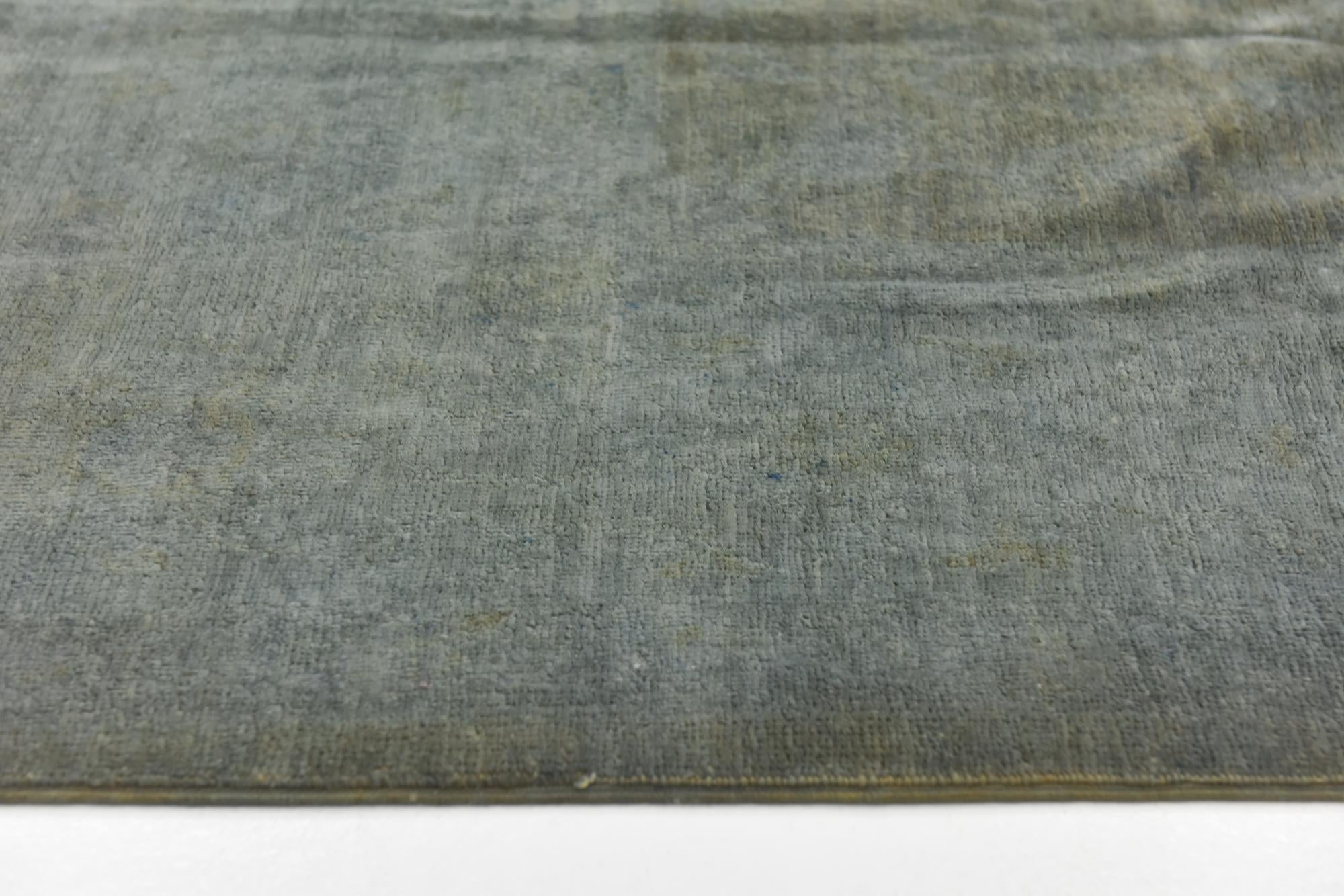 6' 8 x 9' 8 Hand Knotted Over-Dyed Ziegler Oriental Rug