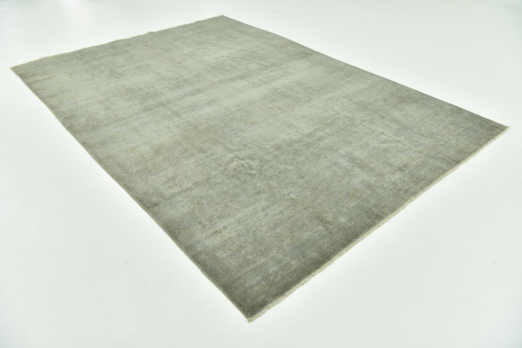 6' 10 x 9' 9 Hand Knotted Over-Dyed Ziegler Wool Rug
