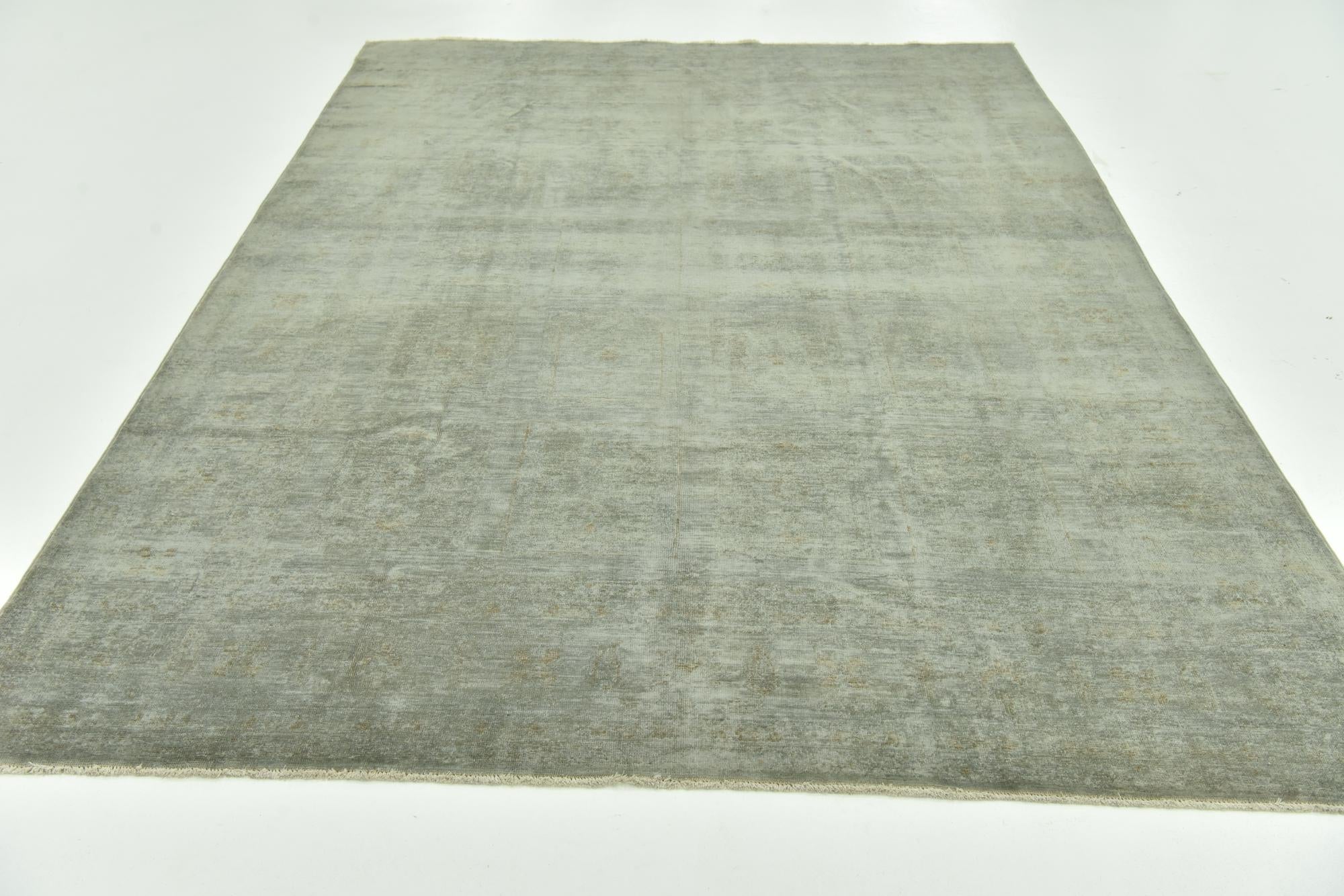 6' 10 x 9' 9 Hand Knotted Over-Dyed Ziegler Wool Rug