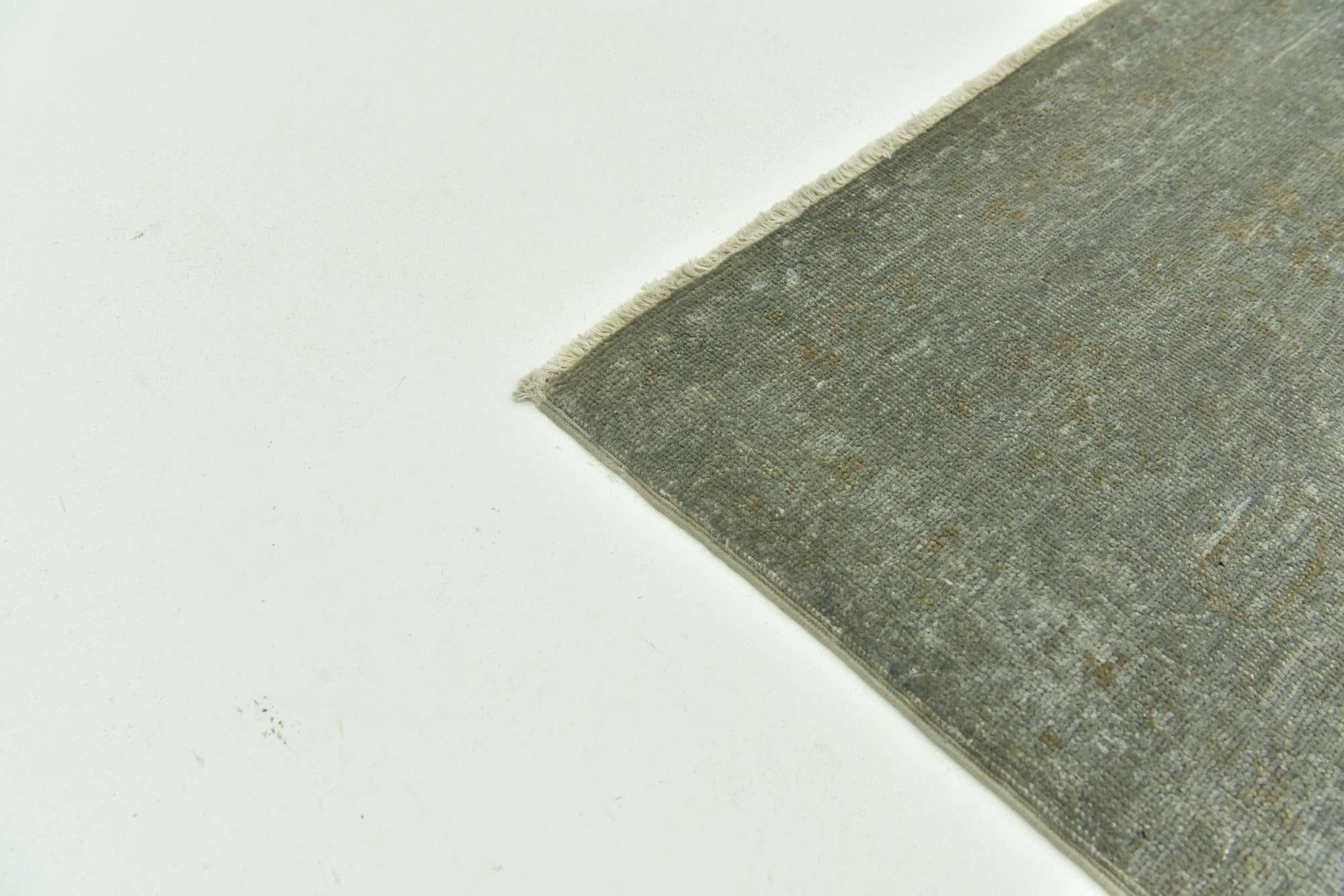 6' 10 x 9' 9 Hand Knotted Over-Dyed Ziegler Wool Rug