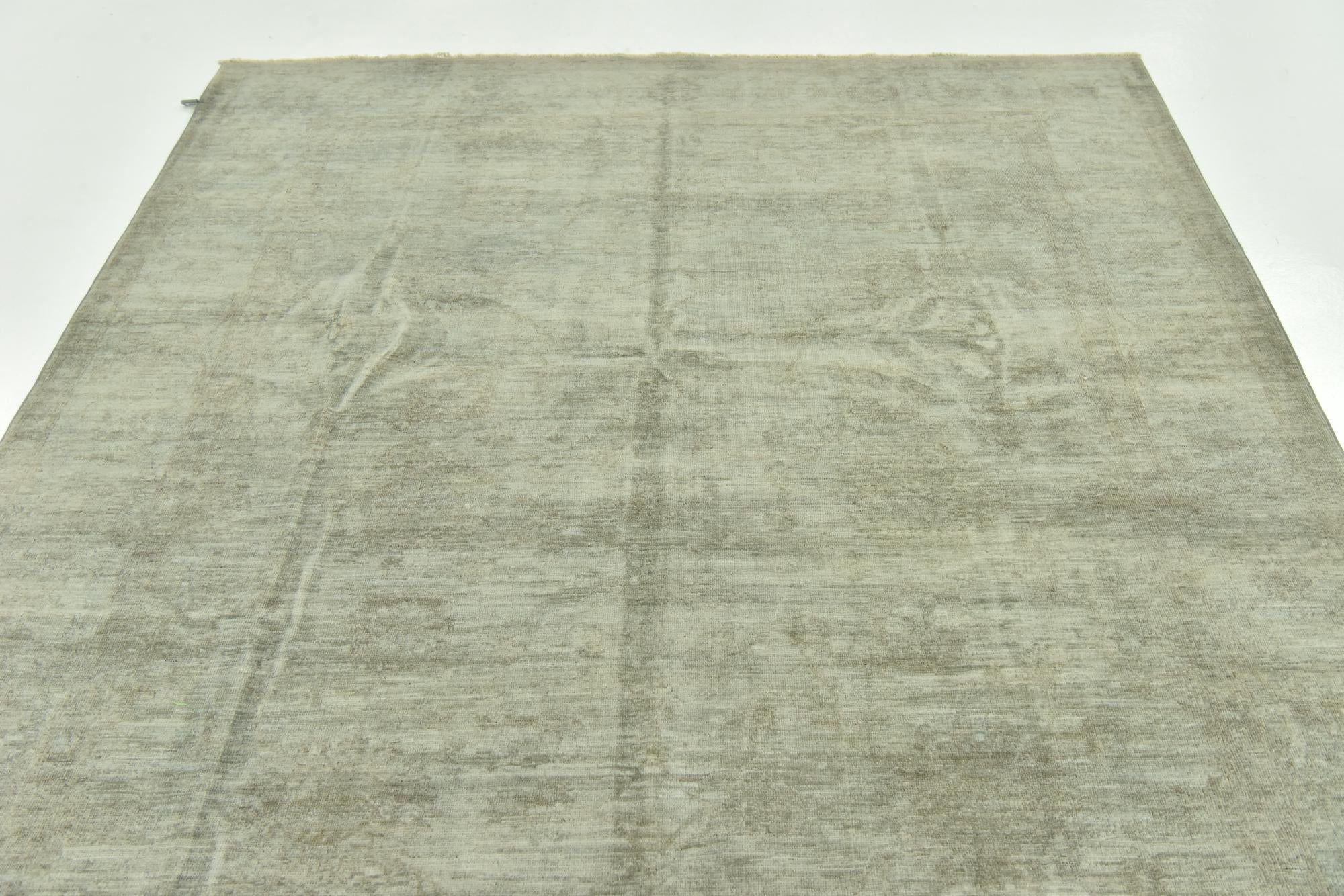 6' 2 x 8' 5 Hand Knotted Over-Dyed Ziegler Rug