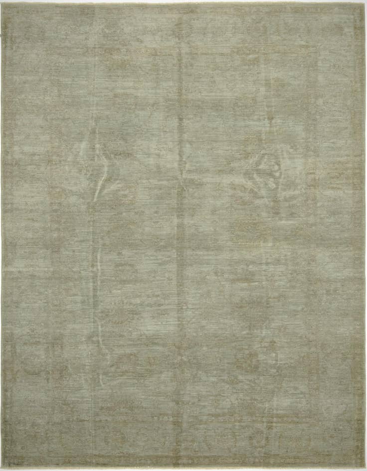 Detail image of 6' 2 x 8' 5 Hand Knotted Over-Dyed Ziegler Rug