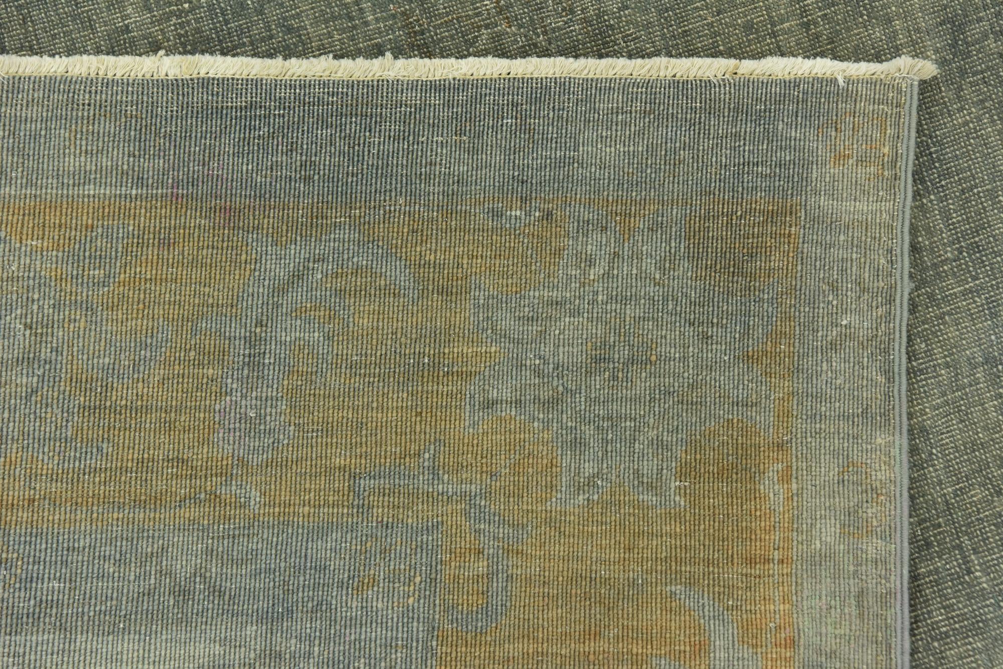 6' 6 x 9' 2 Hand Knotted Over-Dyed Ziegler Rug