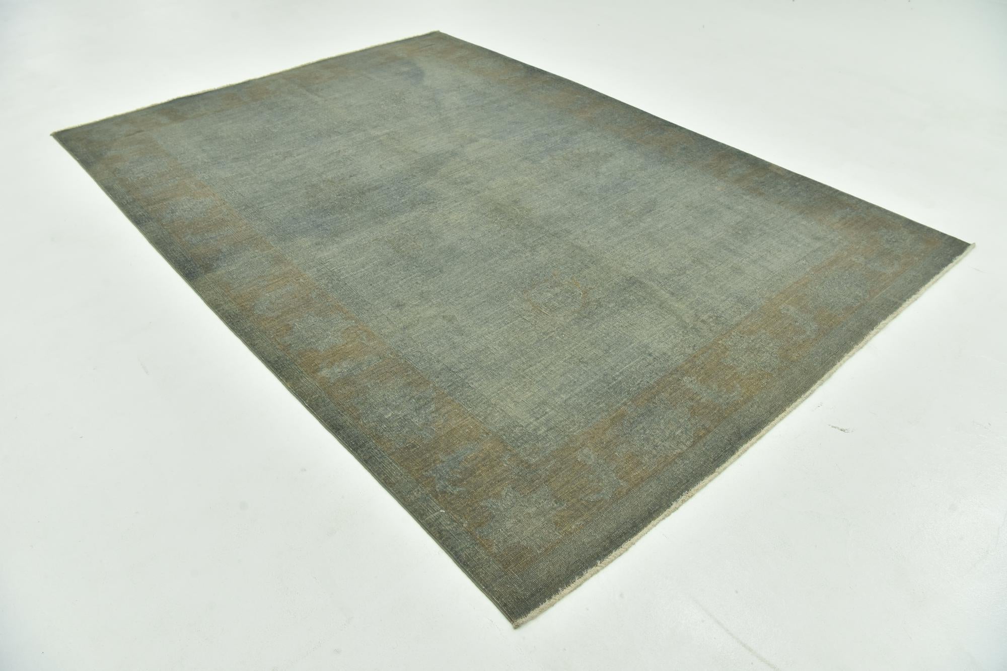 6' 6 x 9' 2 Hand Knotted Over-Dyed Ziegler Rug