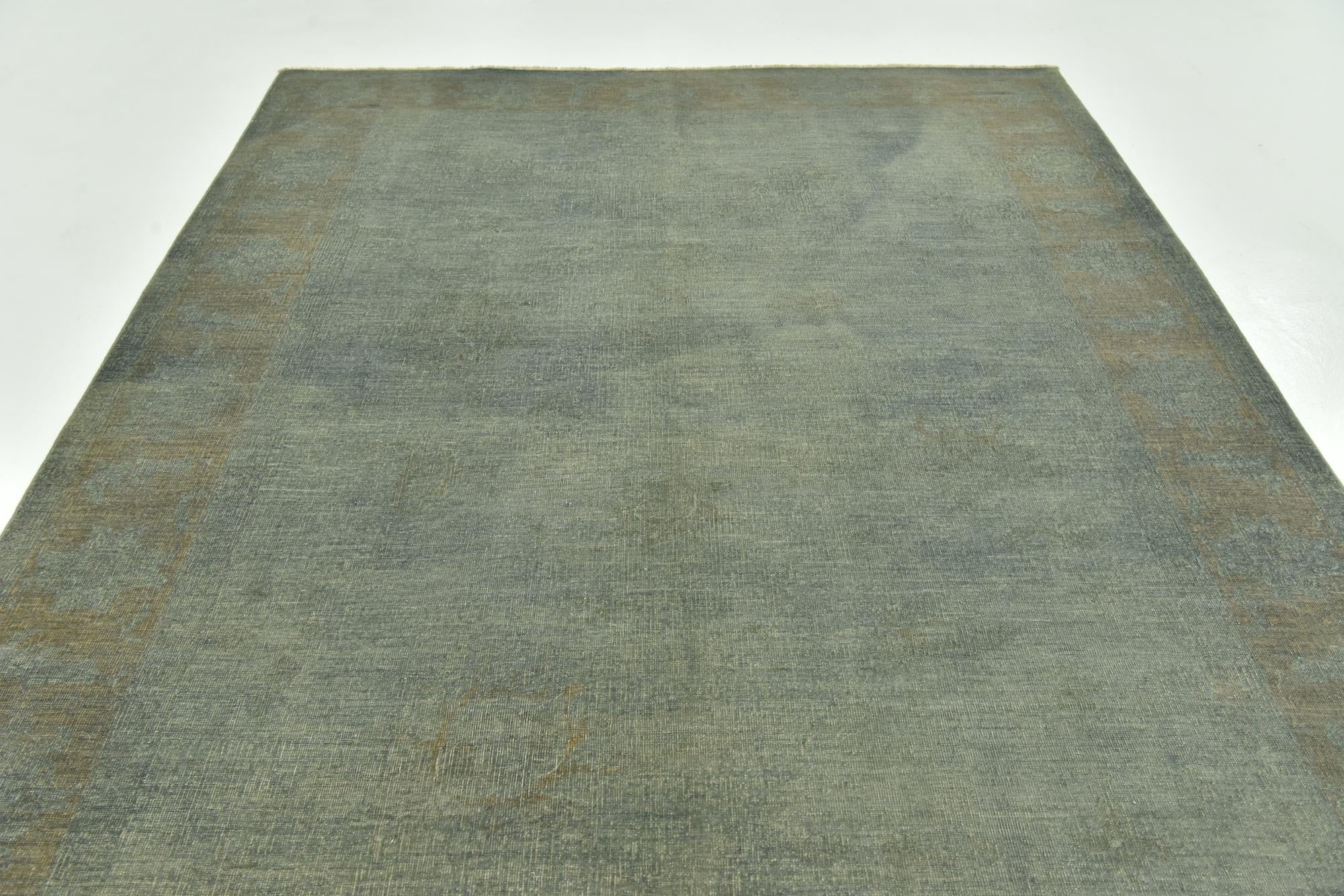 6' 6 x 9' 2 Hand Knotted Over-Dyed Ziegler Rug