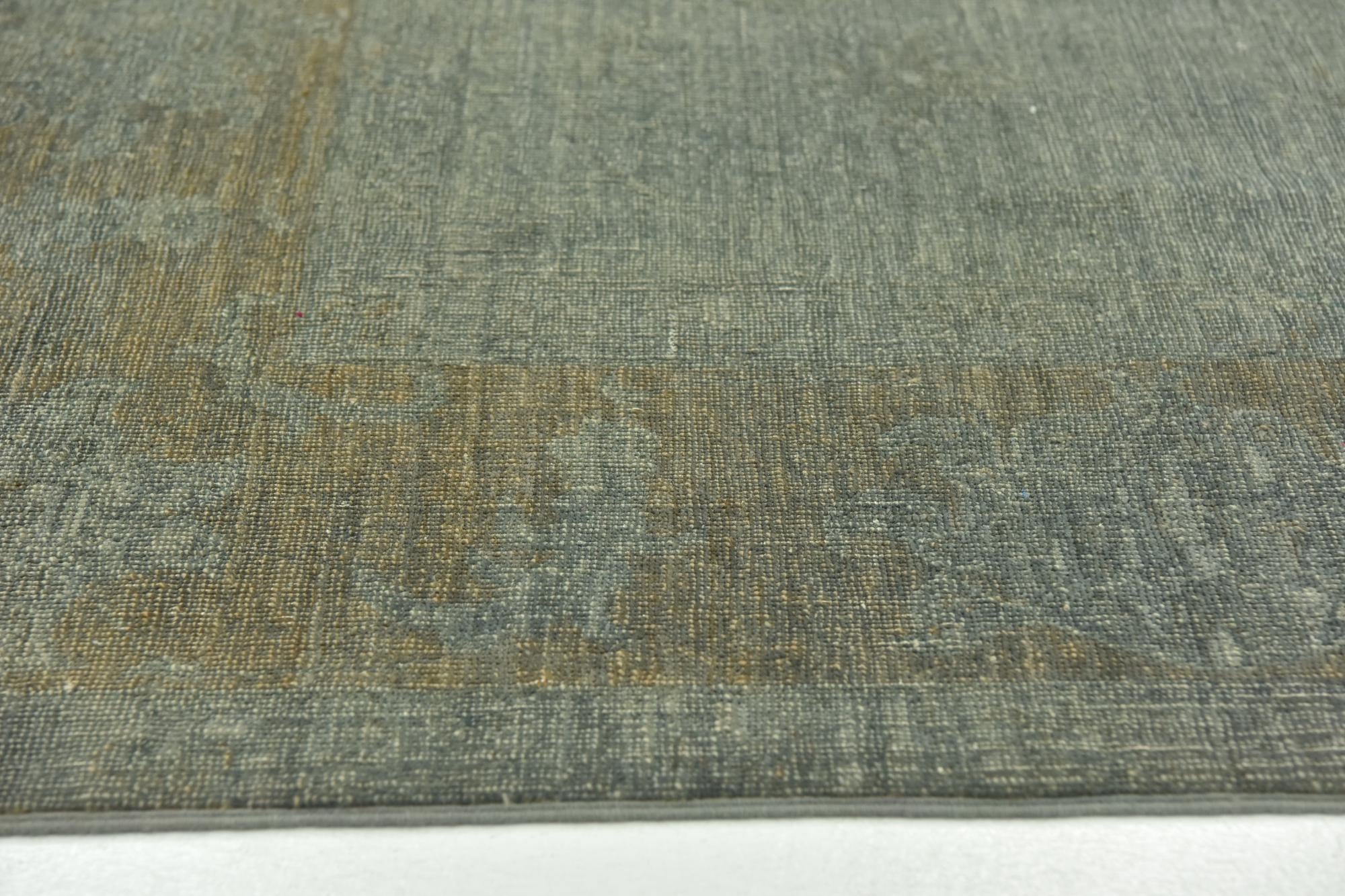 6' 6 x 9' 2 Hand Knotted Over-Dyed Ziegler Rug