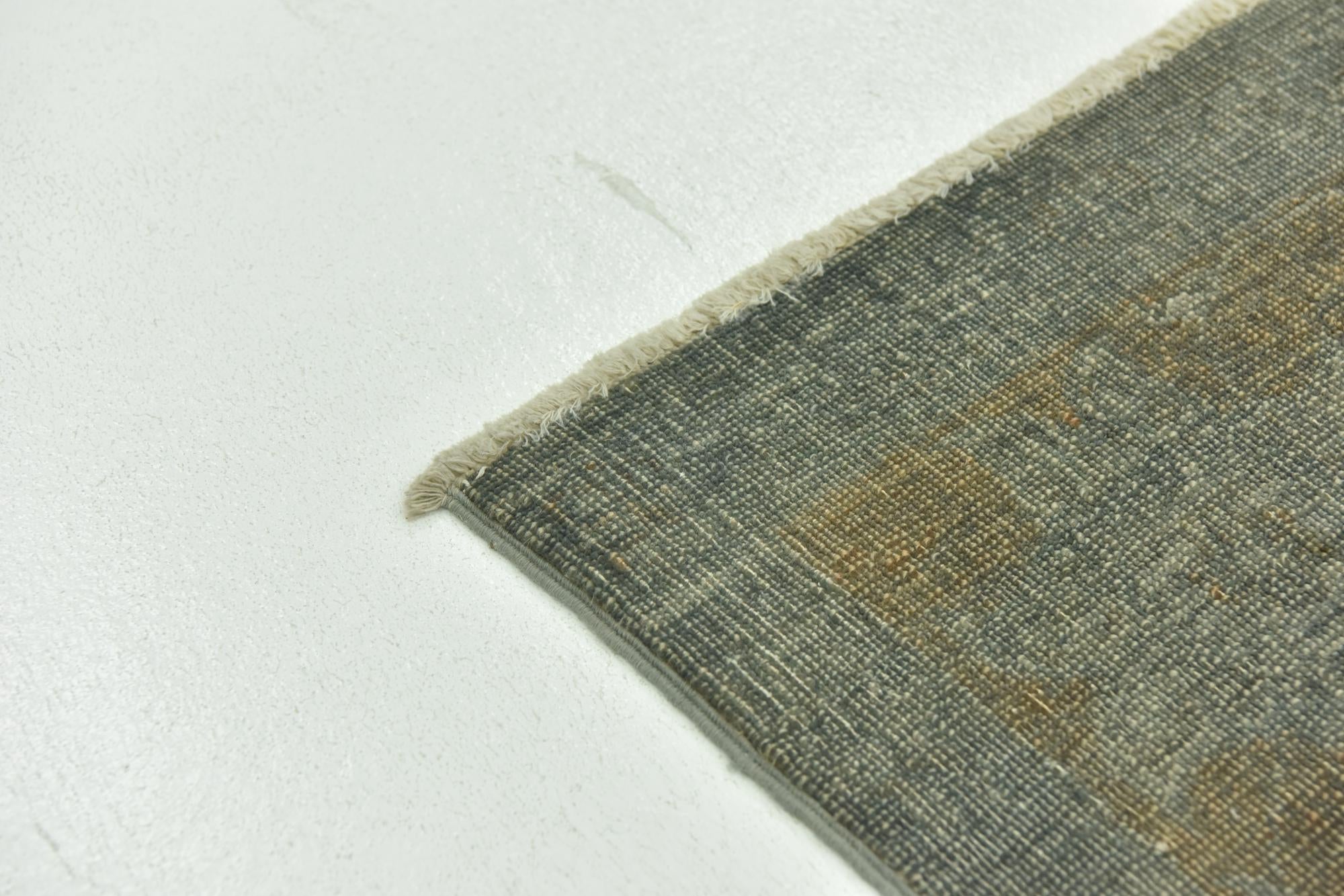 6' 6 x 9' 2 Hand Knotted Over-Dyed Ziegler Rug
