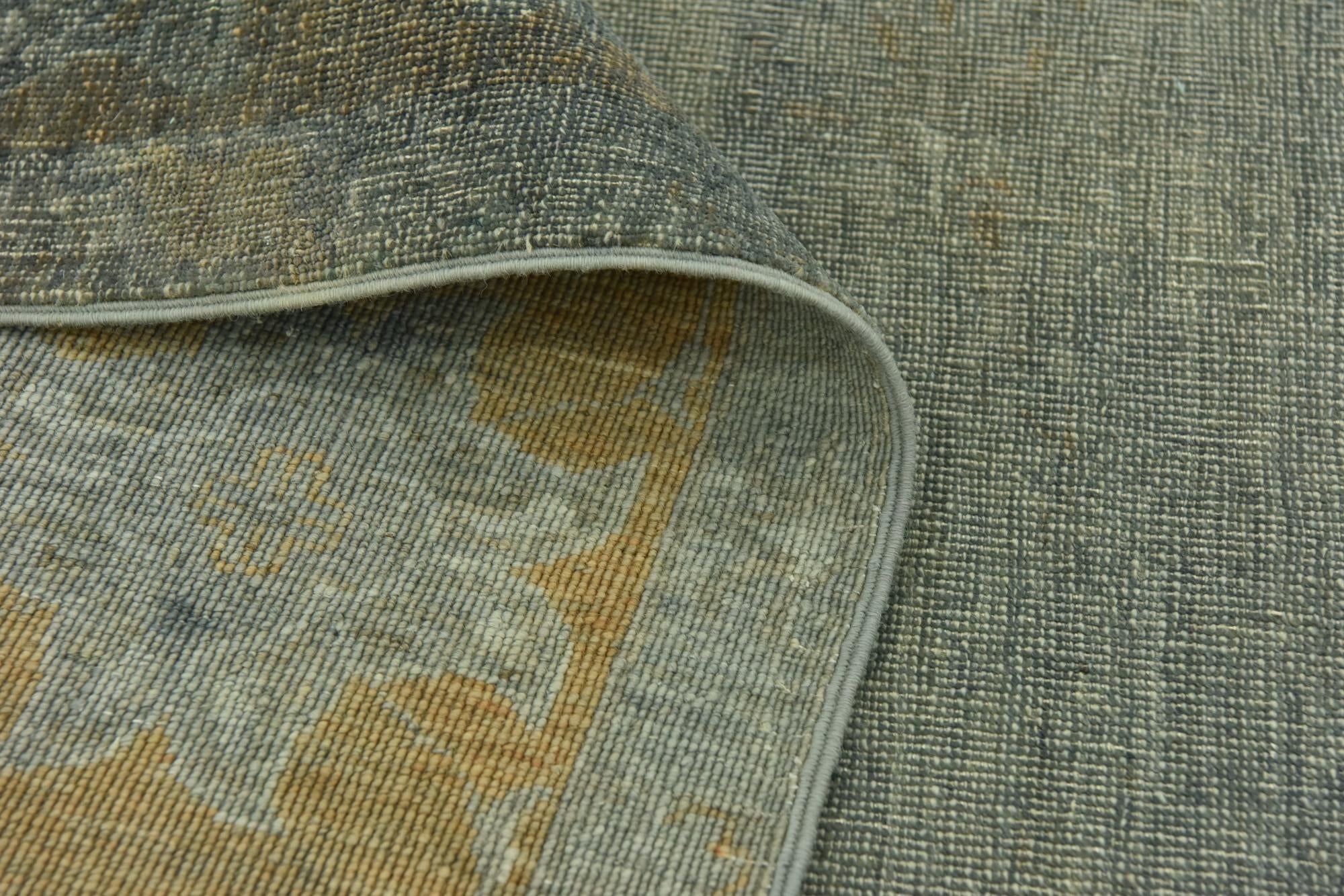 6' 6 x 9' 2 Hand Knotted Over-Dyed Ziegler Rug