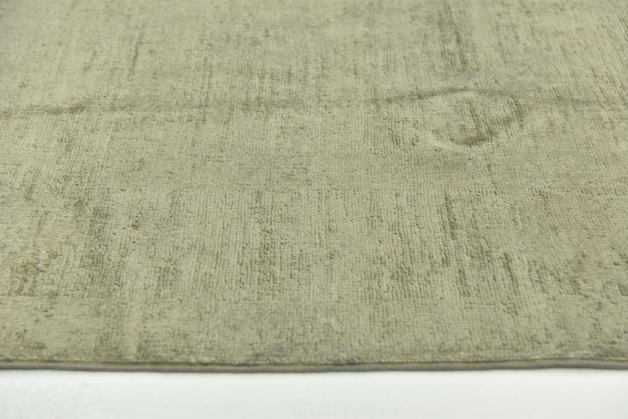 5' 3 x 8' 8 Hand Knotted Over-Dyed Ziegler Rug