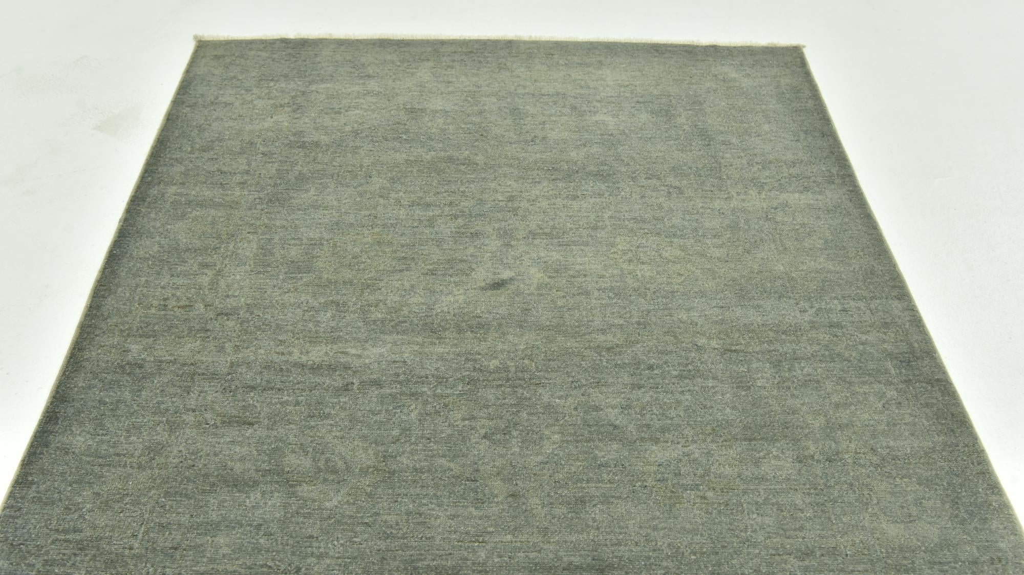 4' x 6' 5 Hand Knotted Over-Dyed Ziegler Rug