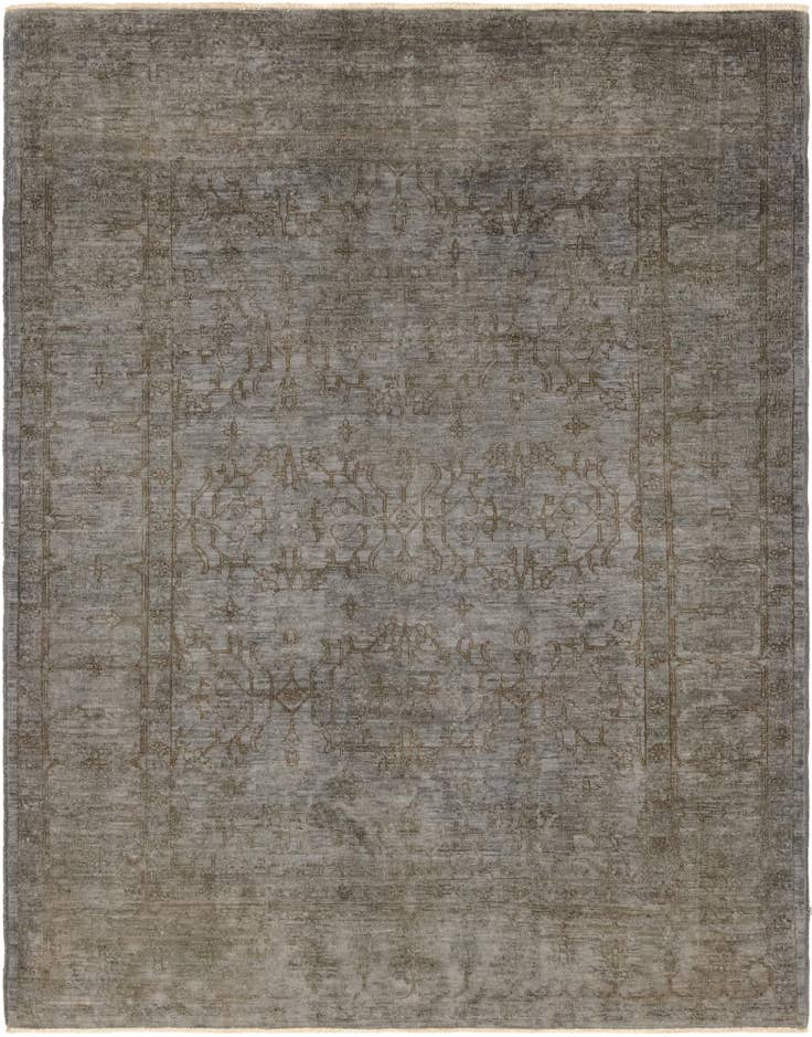 Detail image of 150cm x 200cm Hand Knotted Over-Dyed Ziegler Rug