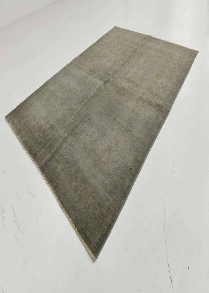 4' 9 x 6' 6 Hand Knotted Over-Dyed Ziegler Rug