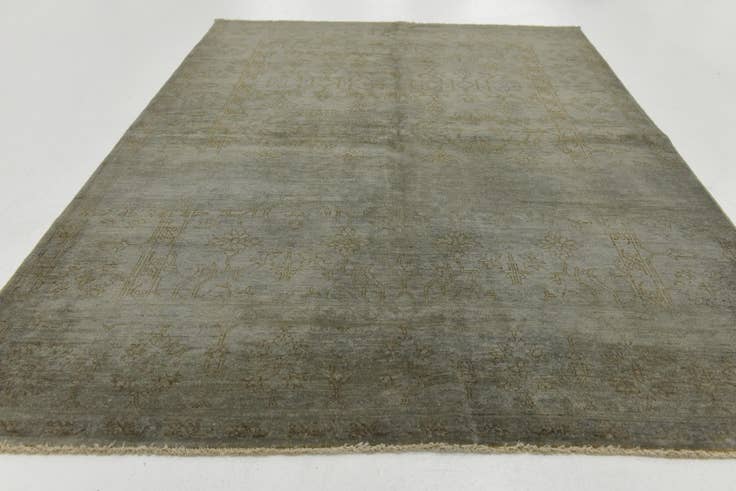 Detail image of 4' 9 x 6' 6 Hand Knotted Over-Dyed Ziegler Rug